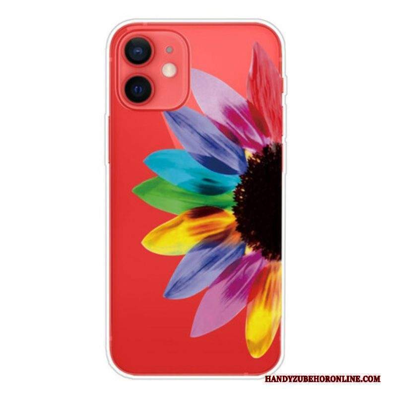 Cover iPhone 13 Mini Fiore Colorato