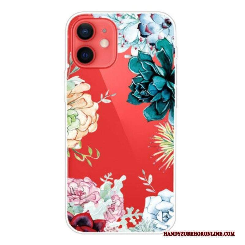 Cover iPhone 13 Mini Fiori Dell'acquerello