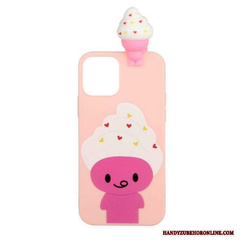 Cover iPhone 13 Mini Gelato Divertente 3d