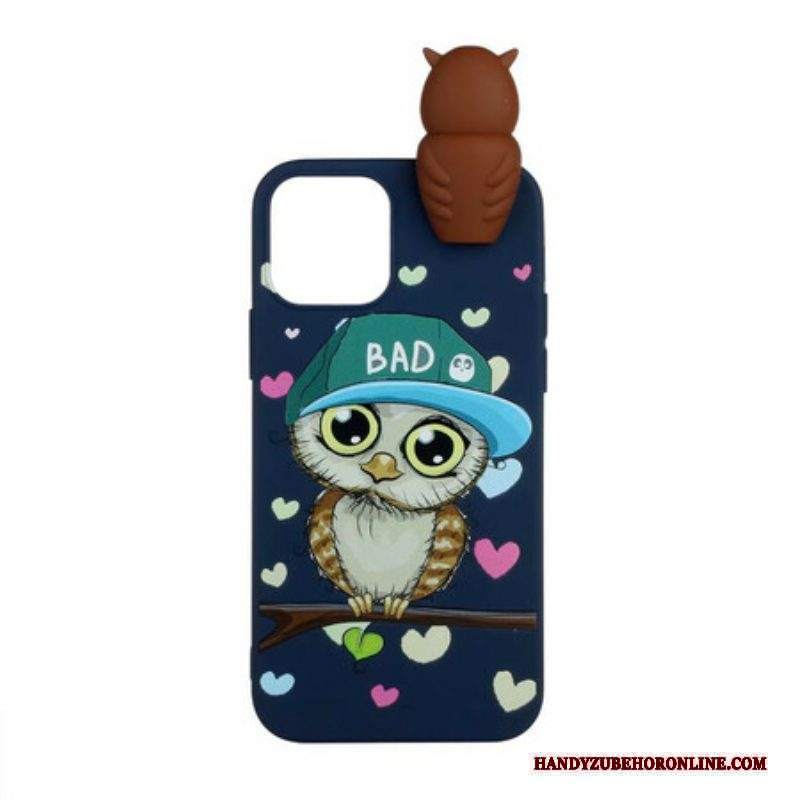 Cover iPhone 13 Mini Gufo Cattivo 3d