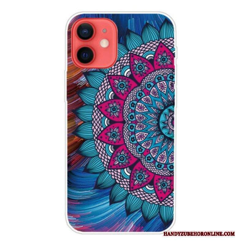 Cover iPhone 13 Mini Mandala Colorato