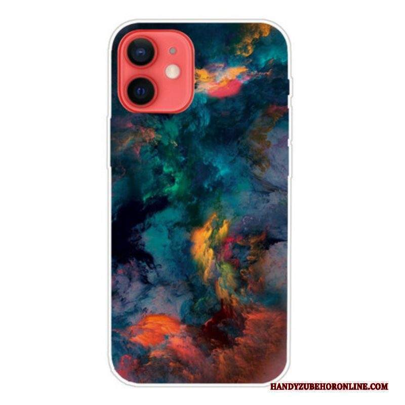 Cover iPhone 13 Mini Nuvole Colorate