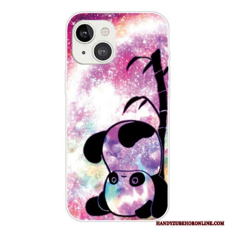 Cover iPhone 13 Mini Panda E Bambù