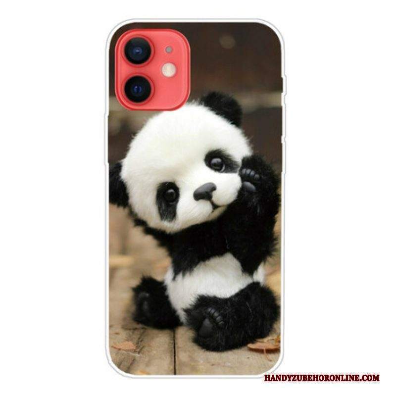 Cover iPhone 13 Mini Panda Flessibile