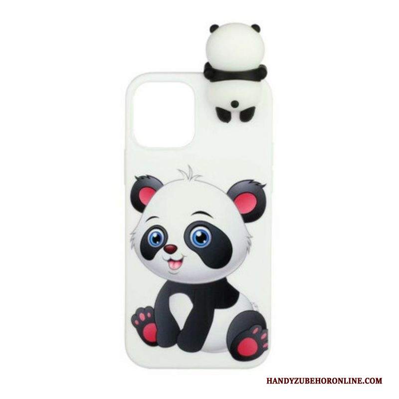 Cover iPhone 13 Mini Panda Sveglio 3d