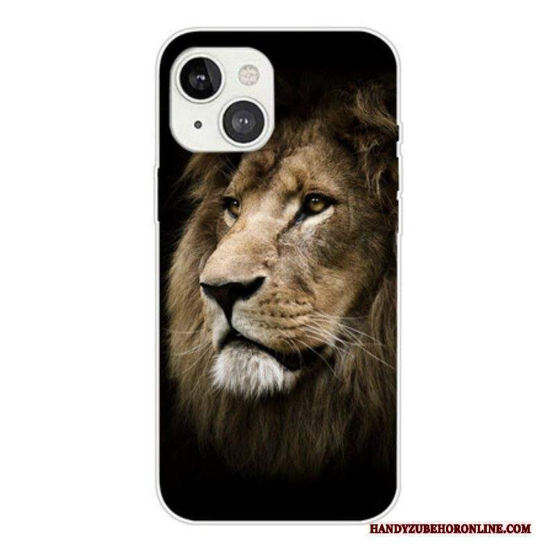 Cover iPhone 13 Mini Testa Di Leone