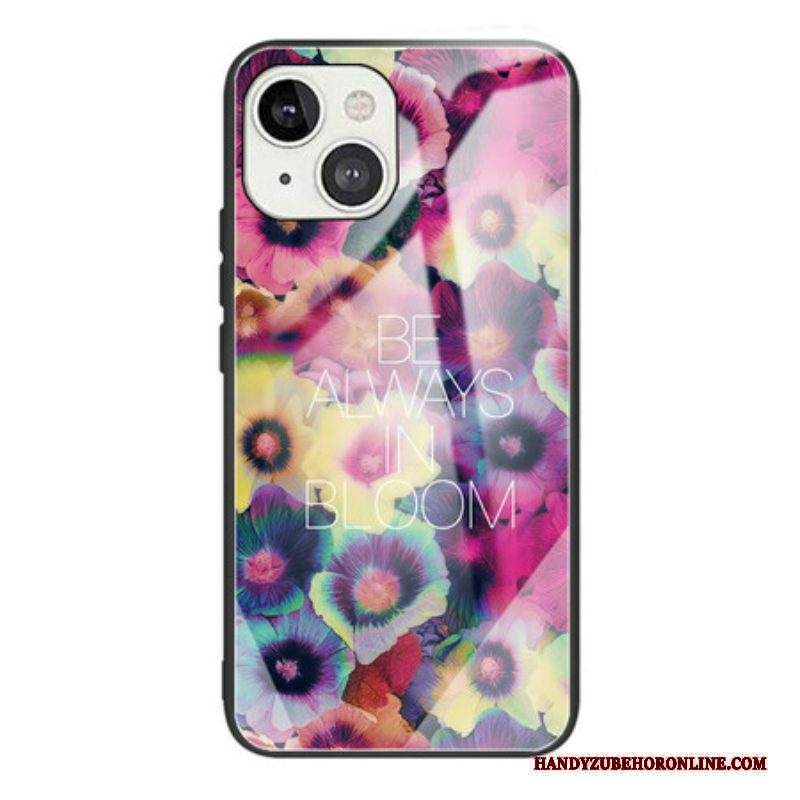 Cover iPhone 13 Mini Vetro Temperato Be Always In Bloom