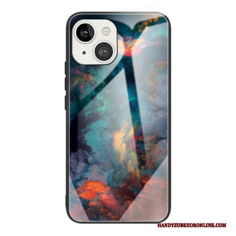 Cover iPhone 13 Mini Vetro Temperato Sky