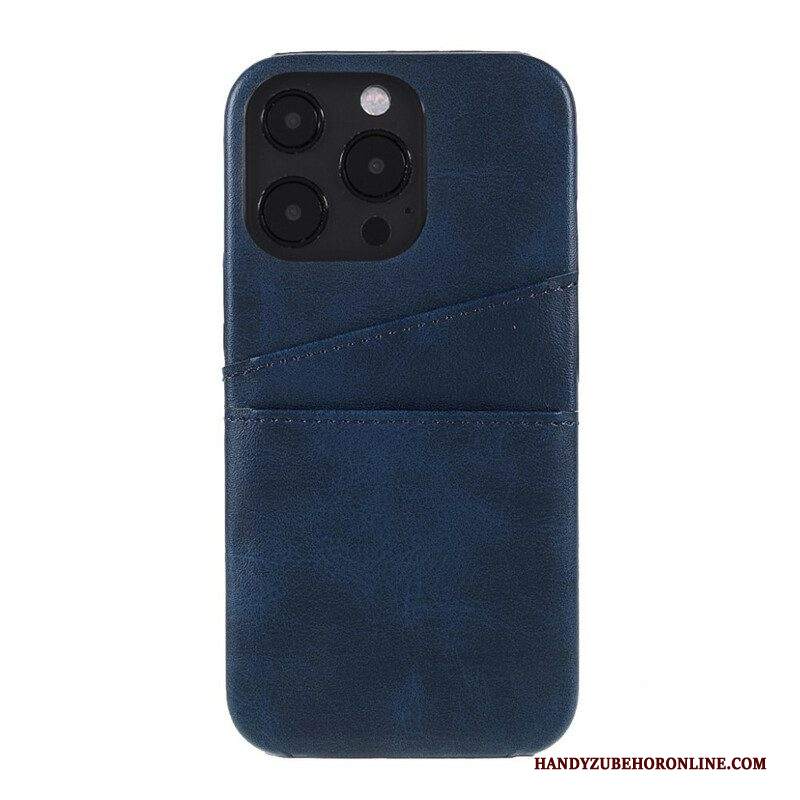 Cover iPhone 13 Pro Doppio Titolare Della Carta