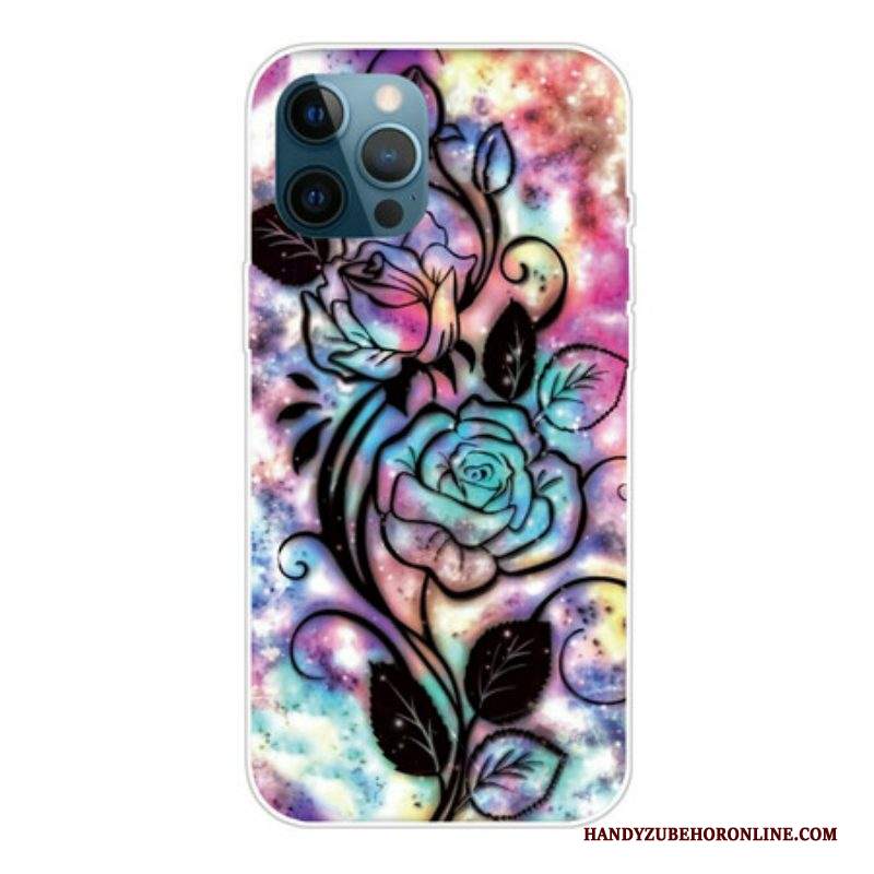 Cover iPhone 13 Pro Fiore Grafico