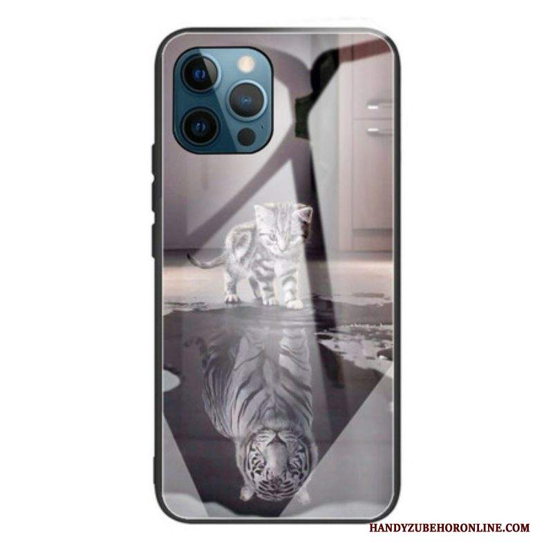 Cover iPhone 13 Pro Kitten Dream In Vetro Temperato