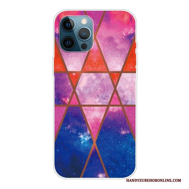 Cover iPhone 13 Pro Marmo Geometrico Variabile