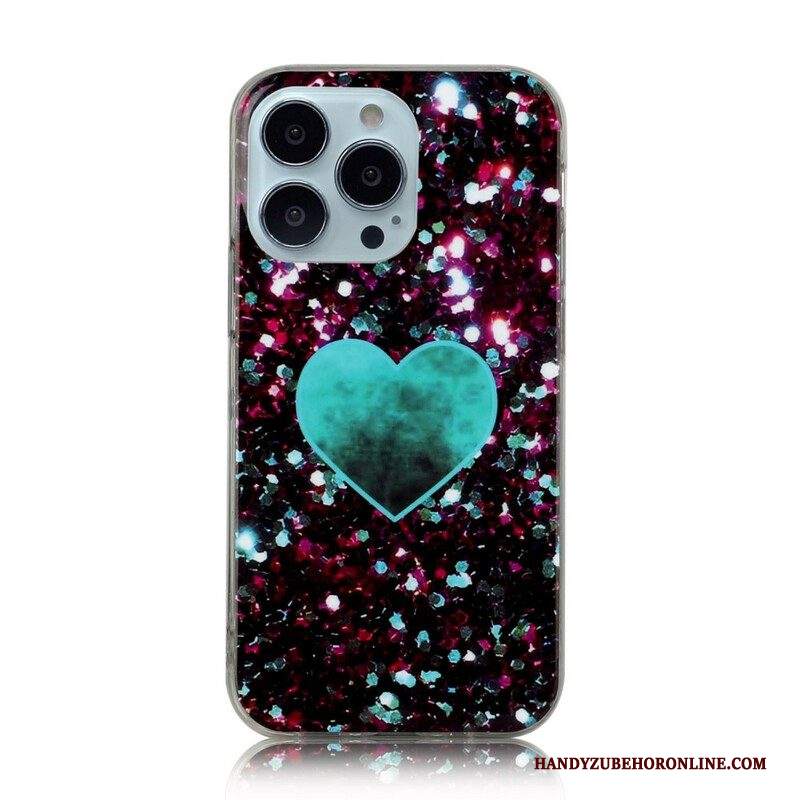 Cover iPhone 13 Pro Marmo Glitterato