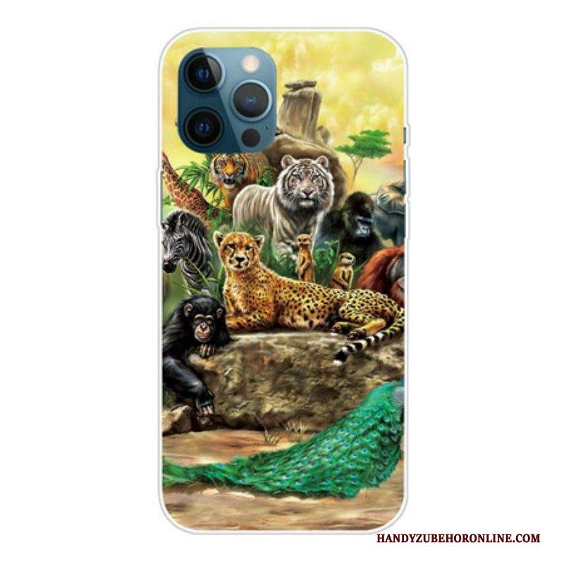 Cover iPhone 13 Pro Max Animali Da Safari