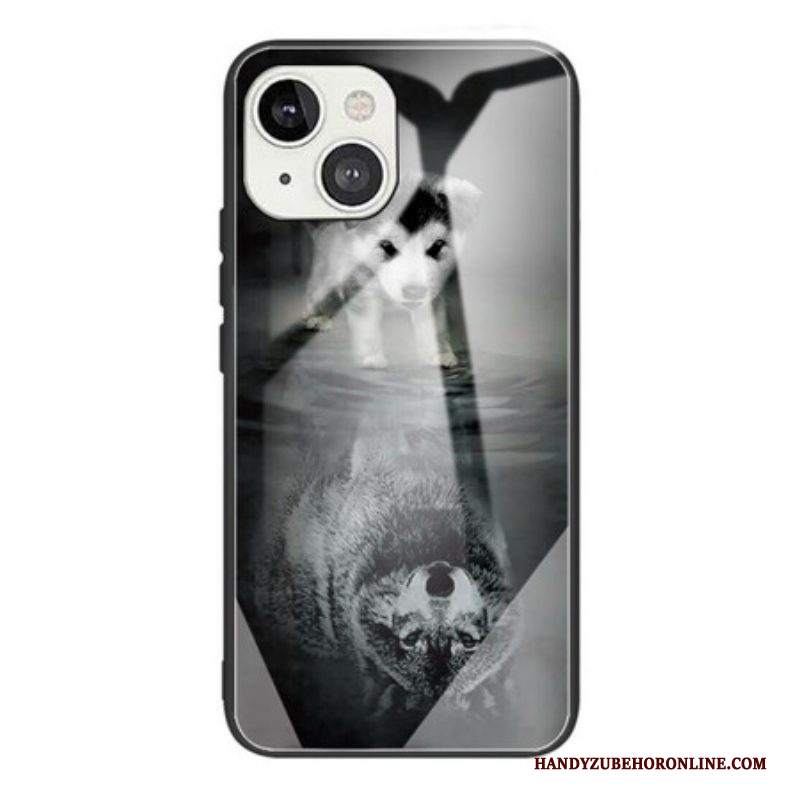 Cover iPhone 13 Pro Max Cucciolo Di Sogno In Vetro Temperato