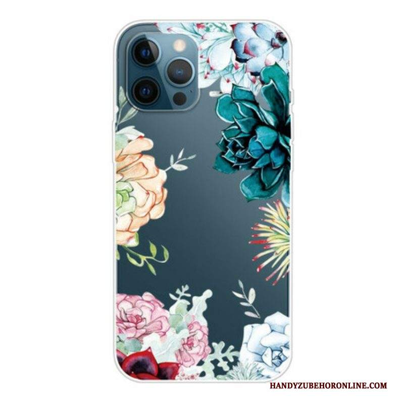 Cover iPhone 13 Pro Max Fiori Dell'acquerello