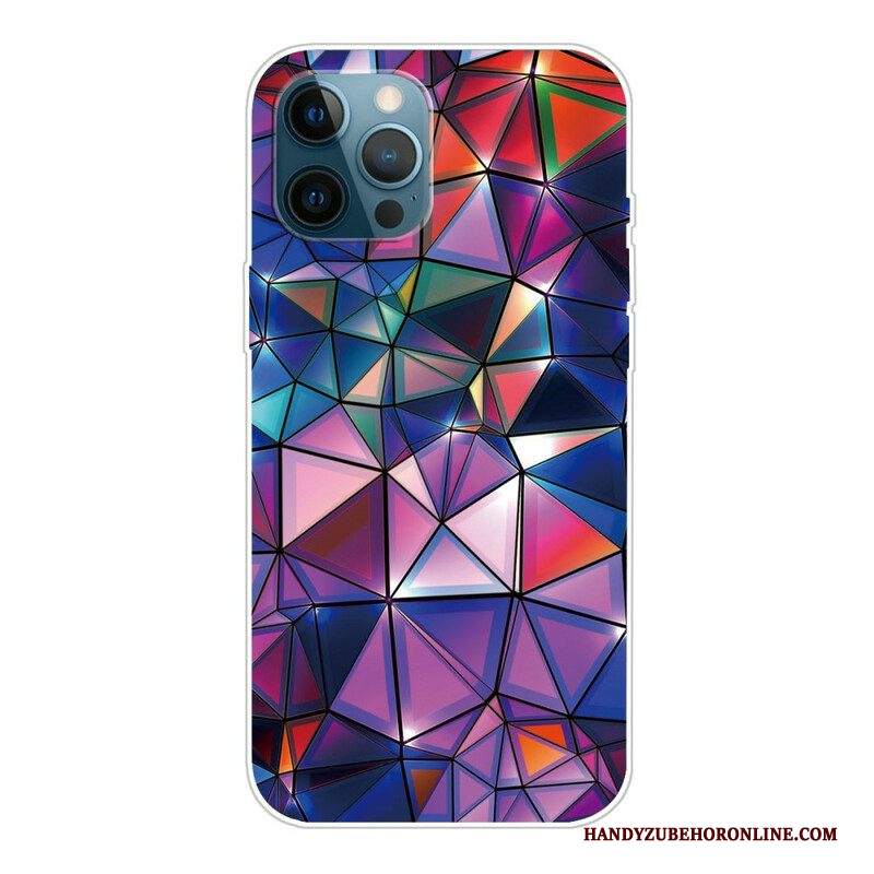 Cover iPhone 13 Pro Max Geometria Flessibile