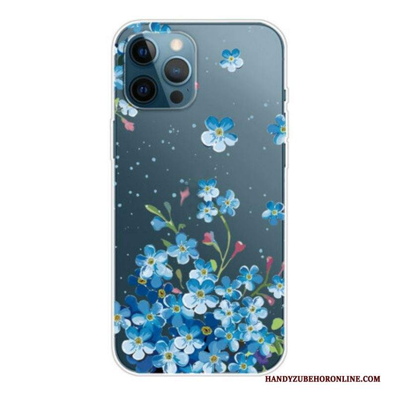 Cover iPhone 13 Pro Max Mazzo Di Fiori Blu