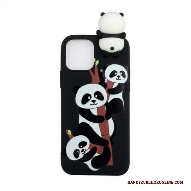 Cover iPhone 13 Pro Max Panda 3d Su Bambù