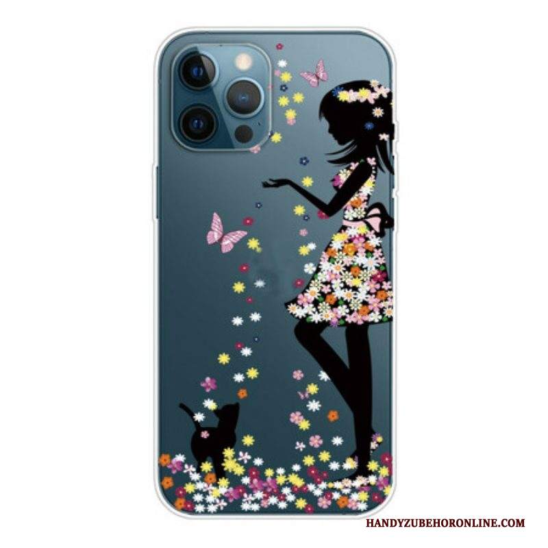 Cover iPhone 13 Pro Max Ragazza Dei Fiori