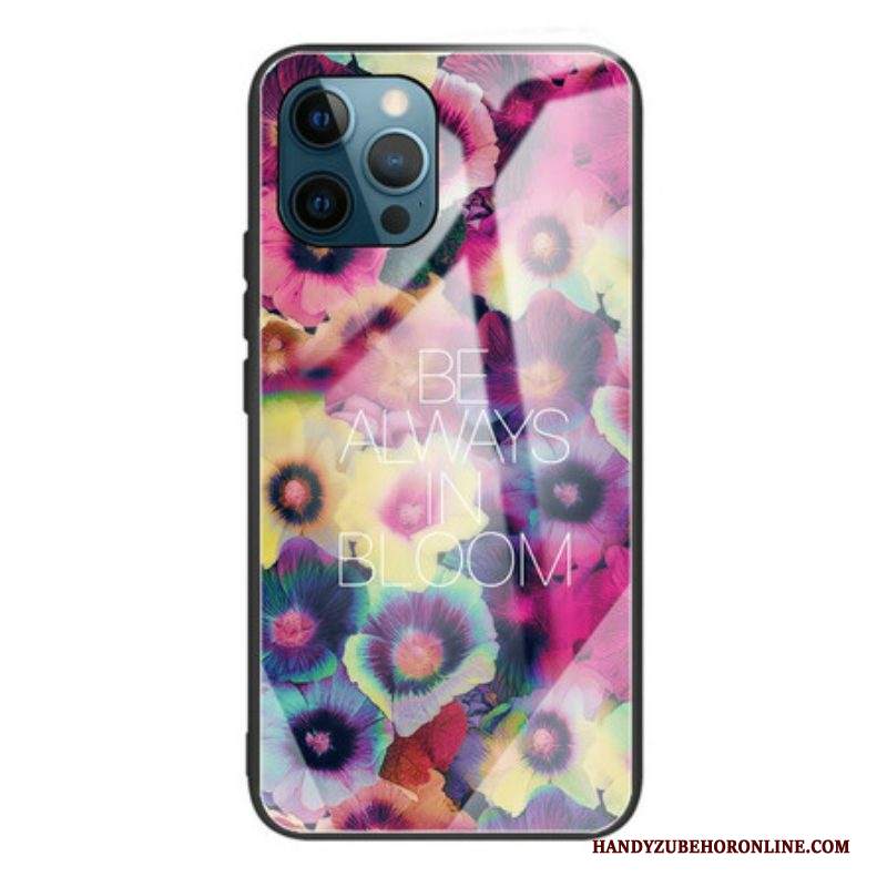 Cover iPhone 13 Pro Max Vetro Temperato Be Always In Bloom