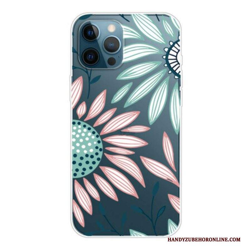 Cover iPhone 13 Pro Un Fiore Trasparente