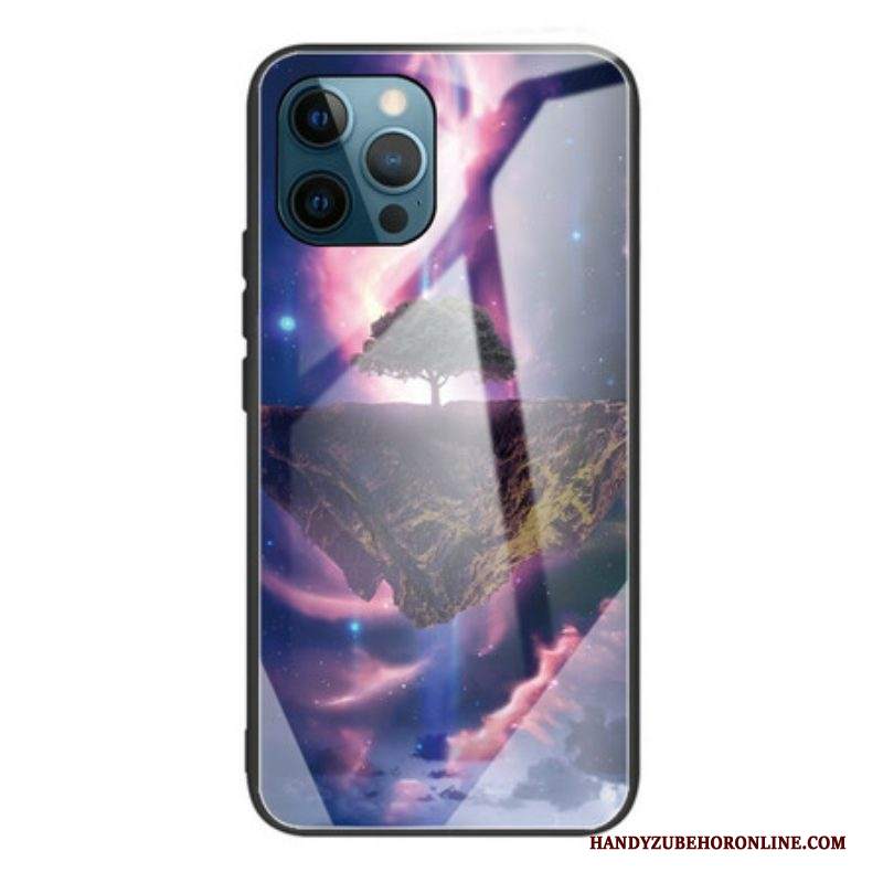 Cover iPhone 13 Pro Vetro Temperato Dell'albero Del Mondo