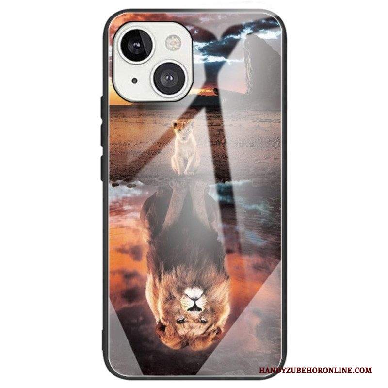 Cover iPhone 14 Kitten Dream In Vetro Temperato