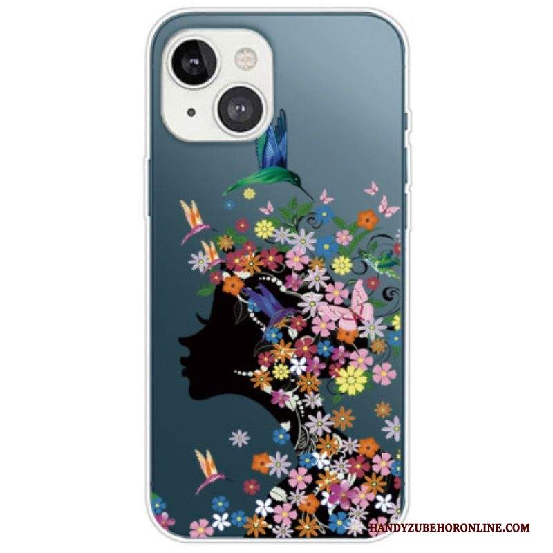 Cover iPhone 14 Plus Bella Testa Di Fiore