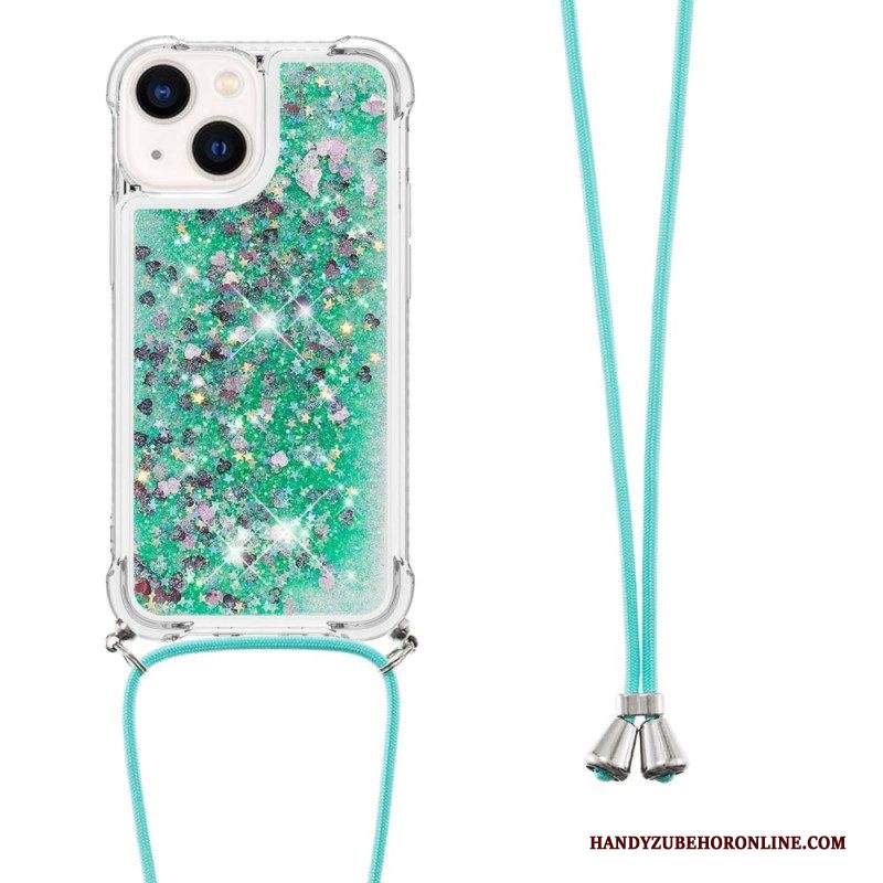 Cover iPhone 14 Plus Con Coulisse In Paillettes