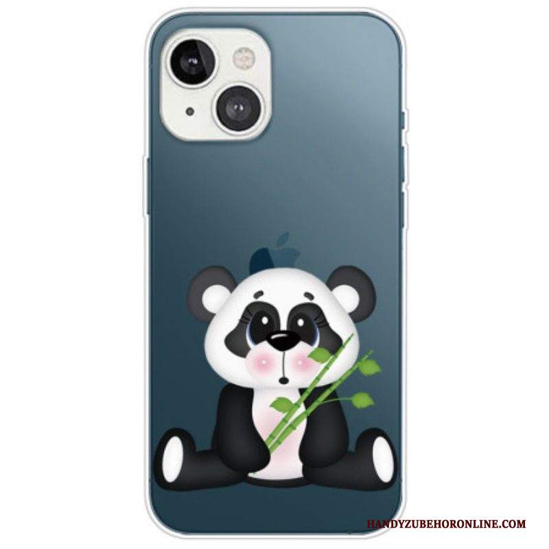 Cover iPhone 14 Plus Panda Triste Senza Soluzione Di Continuità