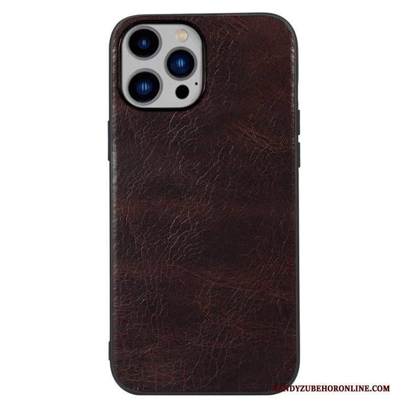 Cover iPhone 14 Plus Pelle Vera