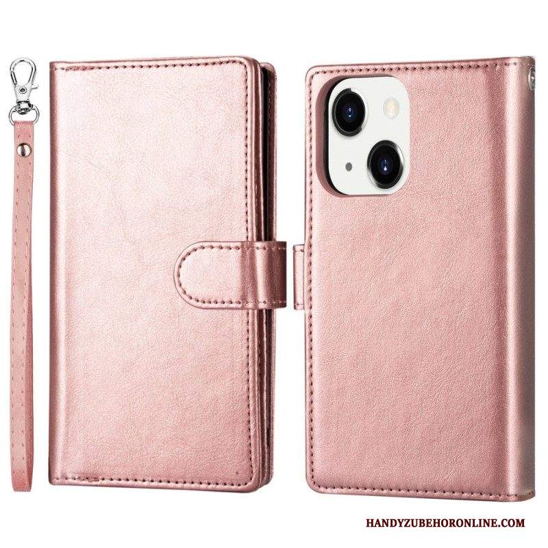 Cover iPhone 14 Plus Porta Carte 9 Staccabile