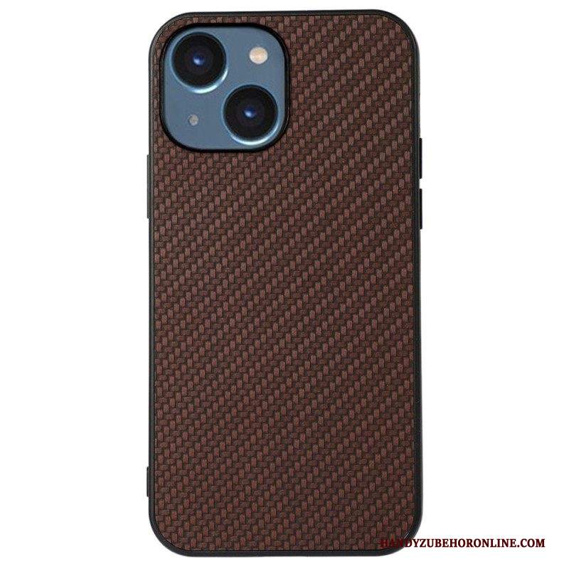 Cover iPhone 14 Plus Struttura In Fibra Di Carbonio