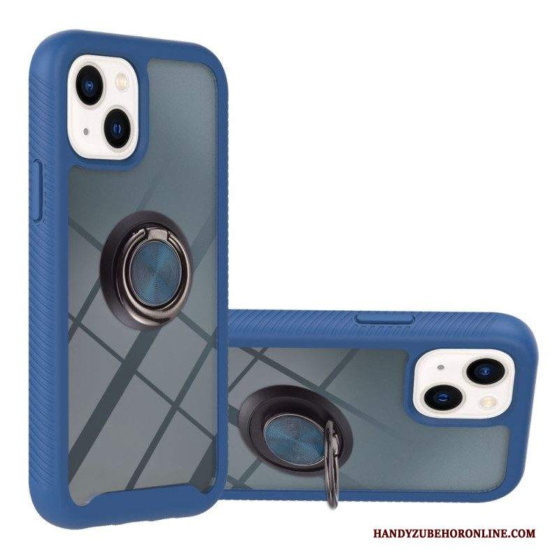 Cover iPhone 14 Plus Trasparente Con Anello-supporto