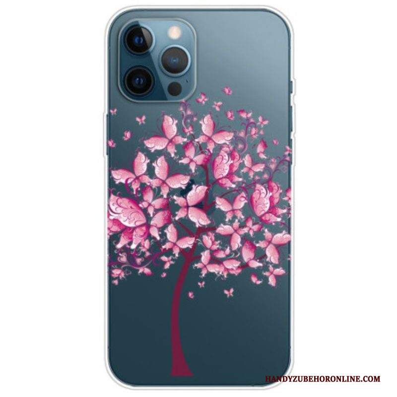 Cover iPhone 14 Pro Albero Rosa