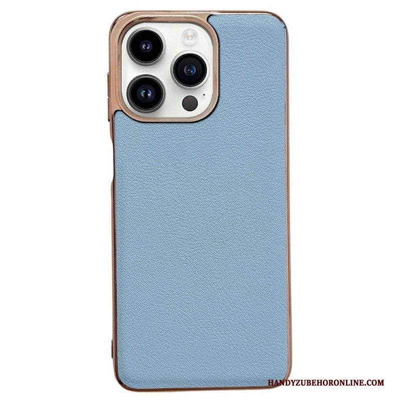 Cover iPhone 14 Pro Max Pelle Vera