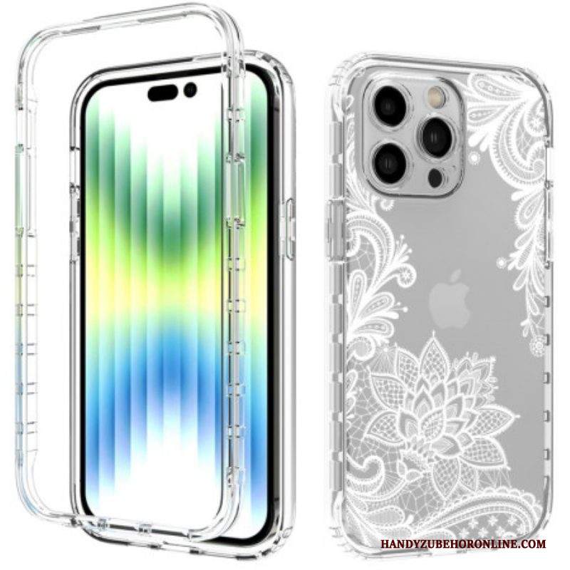 Cover iPhone 14 Pro Max Pizzo Rinforzato