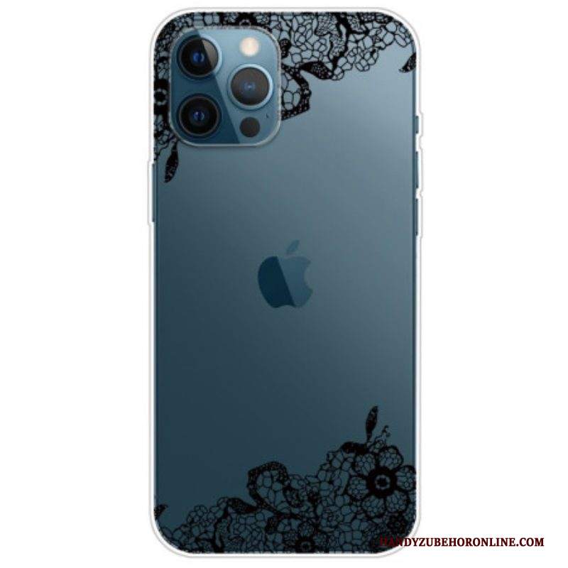 Cover iPhone 14 Pro Pizzo Senza Cuciture