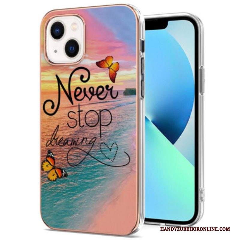 Cover iPhone 15 Non Smettere Mai Di Sognare