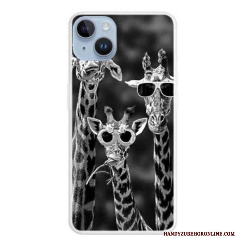 Cover iPhone 15 Plus Giraffe In Incognito