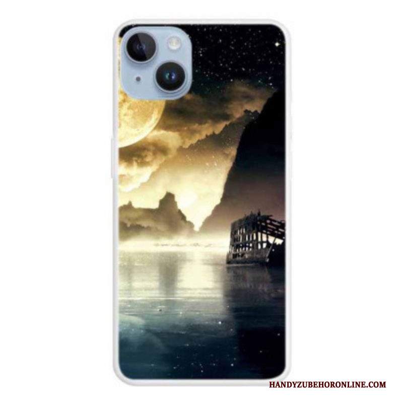 Cover iPhone 15 Plus Luna Piena