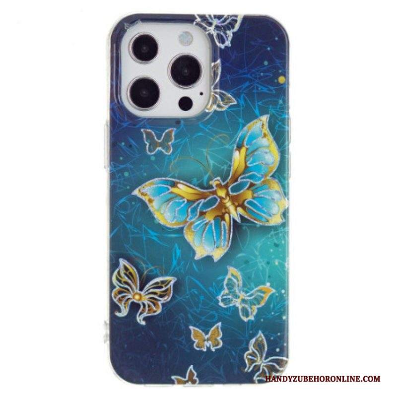 Cover iPhone 15 Pro Farfalle Preziose