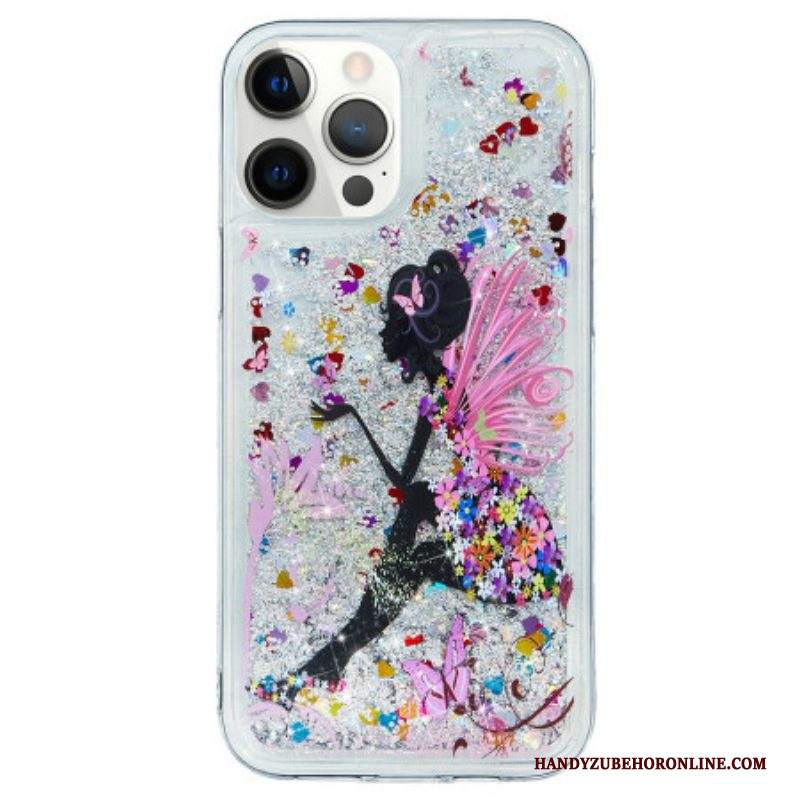 Cover iPhone 15 Pro Fata Glitter