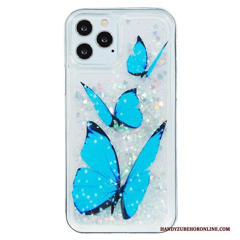 Cover iPhone 15 Pro Max Farfalle Glitterate