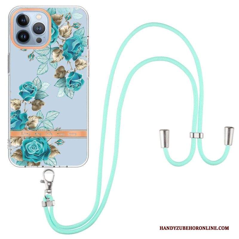 Cover iPhone 15 Pro Max Fiori Di Cordone