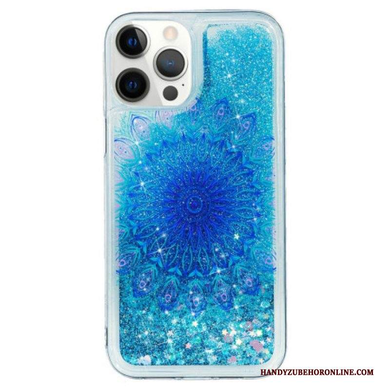 Cover iPhone 15 Pro Max Mandala Glitterato