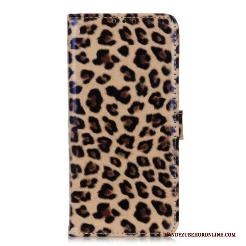 Custodia A Portafoglio Samsung Galaxy A13 5G / A04s Leopardo