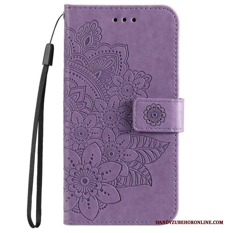 Custodia A Portafoglio Samsung Galaxy A53 5G Fiore Mandala