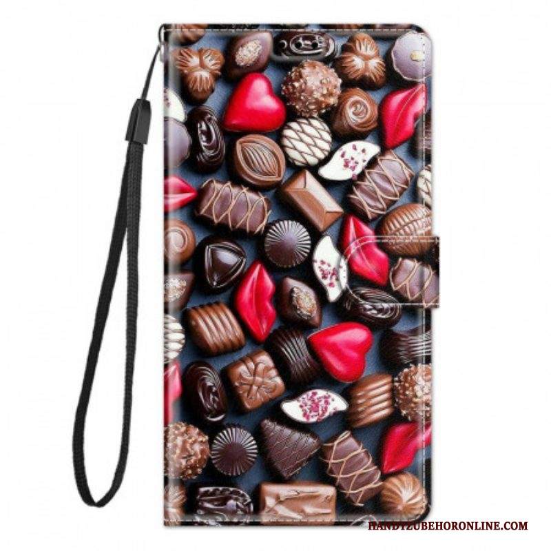 Custodia A Portafoglio Samsung Galaxy M23 5G Cioccolatini